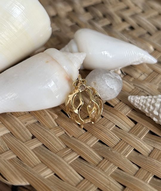 Bewahren Sie Ihre Perle unversehrt mit dem vergoldeten Käfiganhänger - perfekt für Perlen von 9 bis 10,10 mm - begrenzte Stückzahl - kostenloser Versand