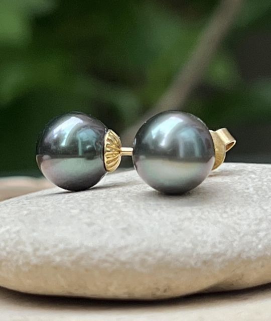 Bijou en véritable perle de Tahiti de Polynésie française, certifié et garanti. Pièce unique, livraison sécurisée – Poemotu