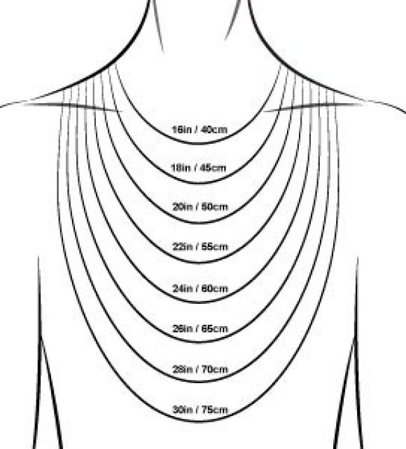 المتانة واللمعان - سلسلة من الفضة الروديوم - مثالية لجميع التعليقات النسائية والرجالية - علامة الفضة 925 - ثبات مثالي للروديوم