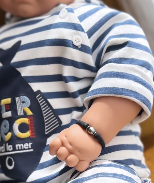 Découvrez le bracelet en véritable perle de Tahiti pour enfant - pour les petits surfeurs - livraison gratuite