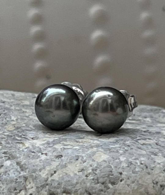 Entdecken Sie sofort diese echten Silber-Ohrringe mit Tahiti-Zuchtperlen - In Frankreich für Sie gefertigt - GIA-Zertifikat - kostenloser Versand