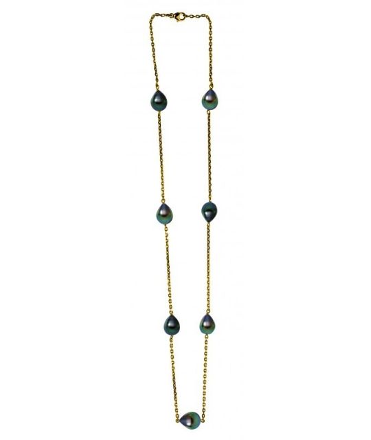 Bijou en perle de Tahiti aux reflets rares et lustre exceptionnel. Certificat d’authenticité et livraison sécurisée – Poemotu