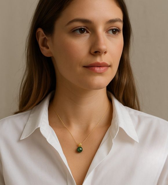 Bijou en perle de Tahiti aux reflets rares et lustre exceptionnel. Certificat d’authenticité et livraison sécurisée – Poemotu