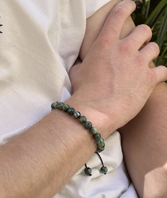 Einzelstück für dieses Armband mit Türkisen und authentischer Tahiti-Perle - zertifiziert und garantiert - kostenloser Versand