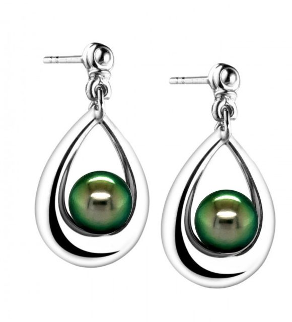 Bijou en perle de Tahiti aux reflets rares et lustre exceptionnel. Certificat d’authenticité et livraison sécurisée – Poemotu