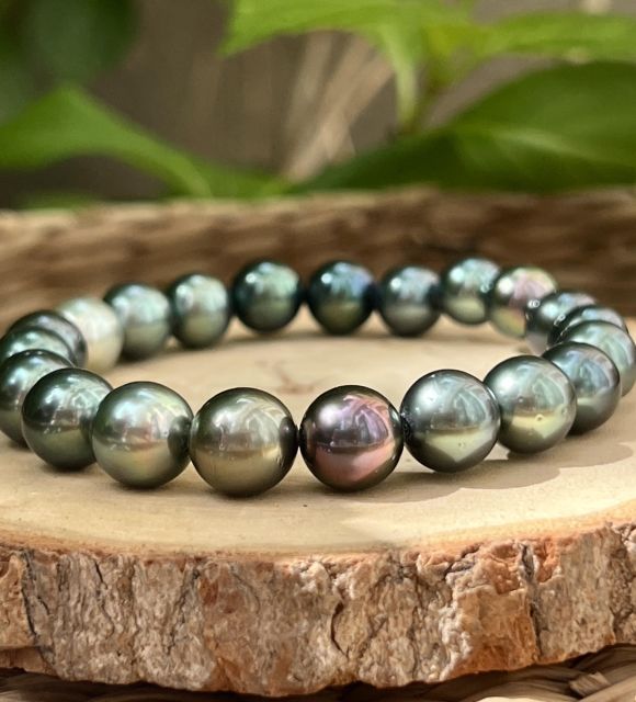 Bijou en véritable perle de Tahiti de Polynésie française, certifié et garanti. Pièce unique, livraison sécurisée – Poemotu