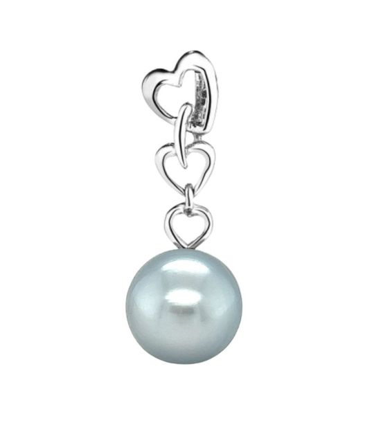 Das Herzanhänger mit seiner strahlenden Tahiti-Perle, eine Raffinesse, die Ihren Hals nie verlassen wird - zertifiziert und garantiert - kostenloser Versand in die EU.