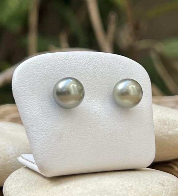 Яркие перлы Таити цвета морской волны - Гарантированное происхождение Французская Полинезия - Новый, надежный замок - уникальное изделие - бесплатная доставка