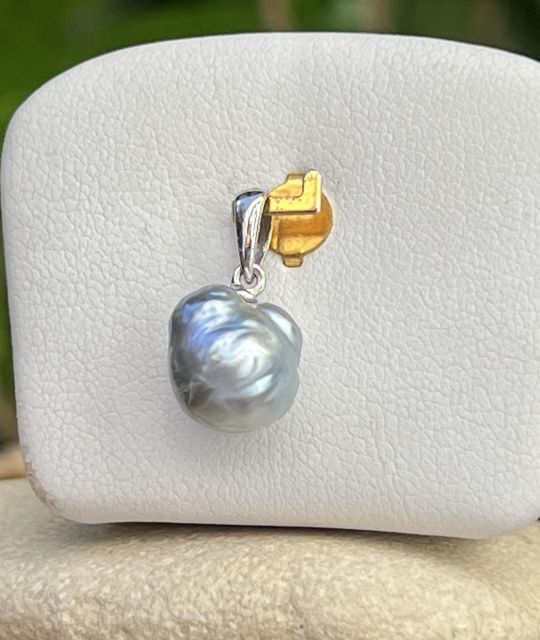 Bijou en véritable perle de Tahiti de Polynésie française, certifié et garanti. Pièce unique, livraison sécurisée – Poemotu