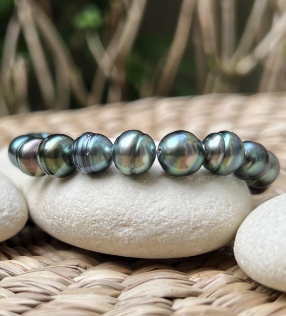 塔希提珍珠饰品，稀有光泽与卓越光彩。正品认证，安全配送——Poemotu。