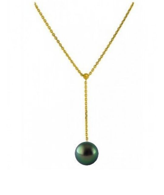 Bijou en perle de Tahiti aux reflets rares et lustre exceptionnel. Certificat d’authenticité et livraison sécurisée – Poemotu