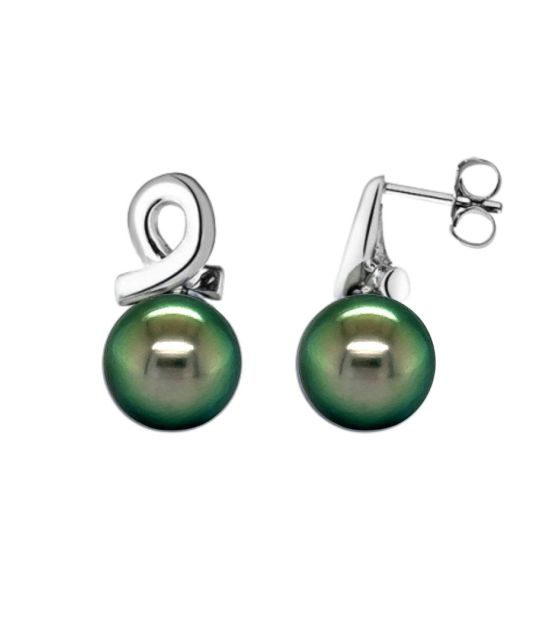 Bijou en perle de Tahiti aux reflets rares et lustre exceptionnel. Certificat d’authenticité et livraison sécurisée – Poemotu