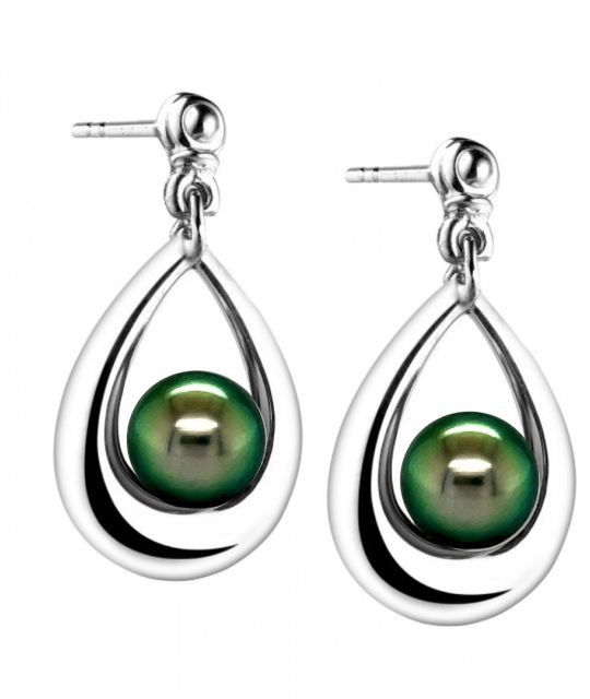 Bijou en perle de Tahiti aux reflets rares et lustre exceptionnel. Certificat d’authenticité et livraison sécurisée – Poemotu