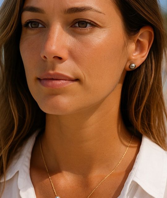 Entdecken Sie Ohrstecker aus 18-karätigem Gold und echten Tahiti-Perlen. Herkunft garantiert Französisch-Polynesien. 30 Tage Zufriedenheits- oder Geld-zurück-Garantie.