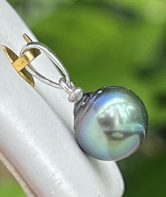 Bijou en véritable perle de Tahiti de Polynésie française, certifié et garanti. Pièce unique, livraison sécurisée – Poemotu