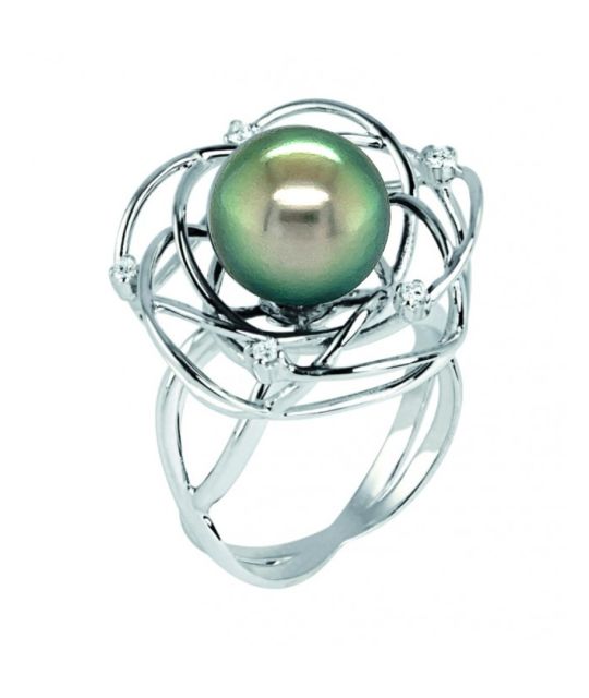 Bijou en perle de Tahiti aux reflets rares et lustre exceptionnel. Certificat d’authenticité et livraison sécurisée – Poemotu