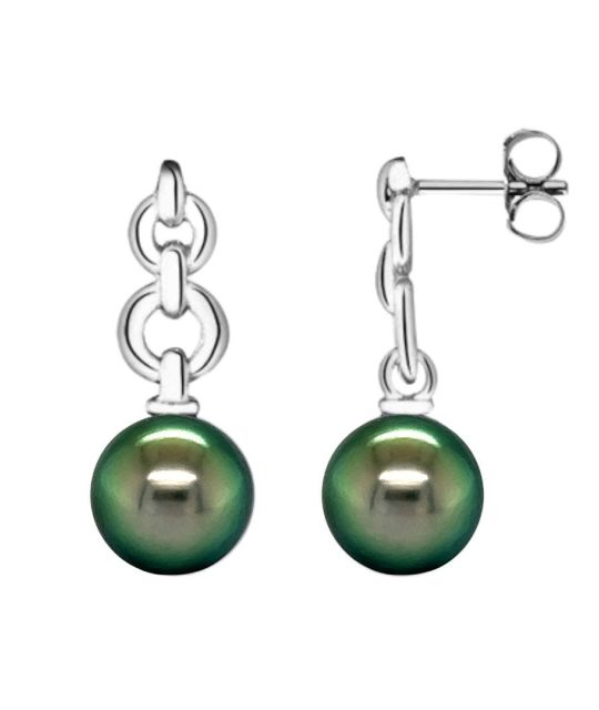 Bijou en perle de Tahiti aux reflets rares et lustre exceptionnel. Certificat d’authenticité et livraison sécurisée – Poemotu