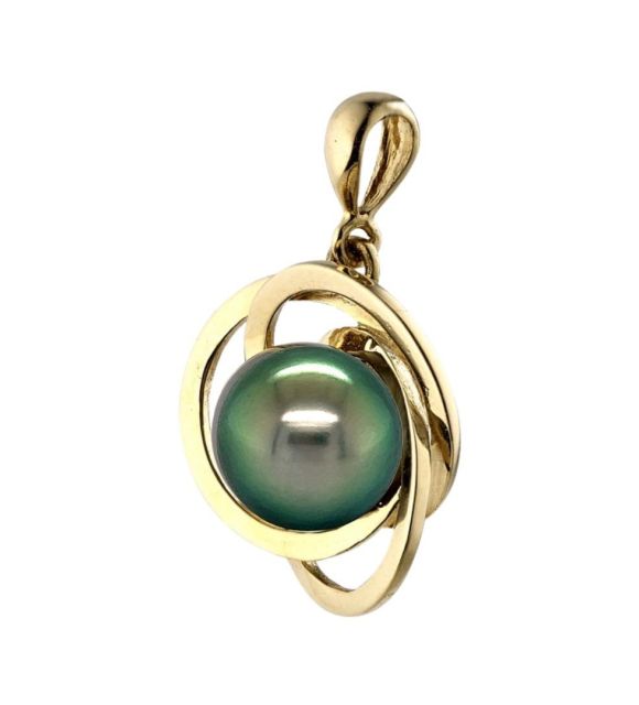 Bijou en perle de Tahiti aux reflets rares et lustre exceptionnel. Certificat d’authenticité et livraison sécurisée – Poemotu