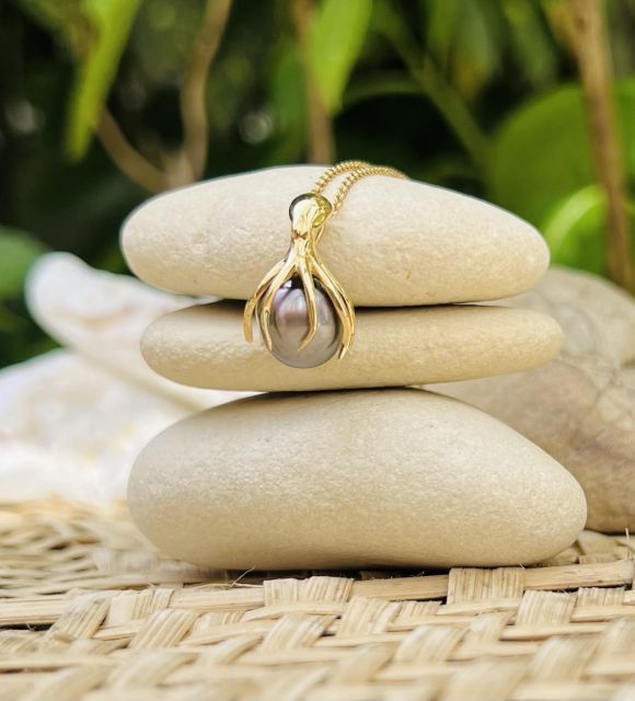 Entdecken Sie ohne Verzögerung diesen außergewöhnlichen Anhänger - Farbe der Tahitiperle: Aubergine-Rosa - Einzelstück - GIA-Zertifikat - Kostenlose, sichere Lieferung