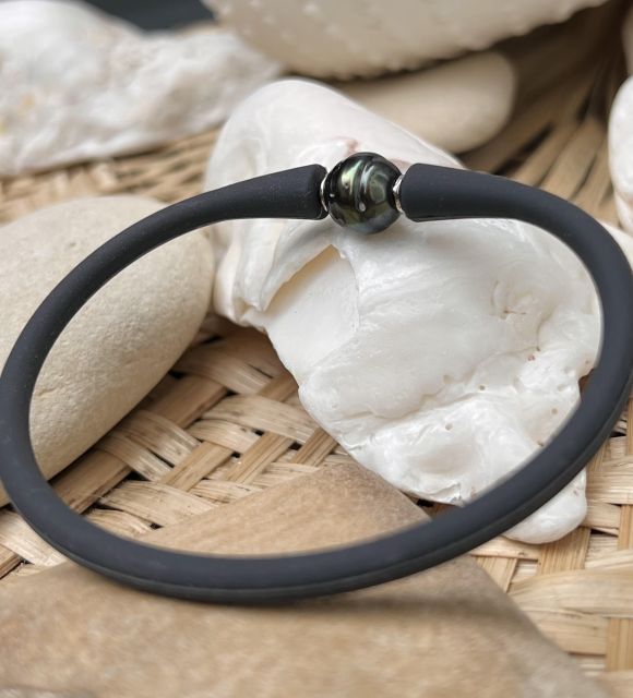 Véritable Perle de Tahiti - Perle de Fakarava Polynésie Française - Idéal Sports Nautiques - Certificat GIA - Livraison Gratuite