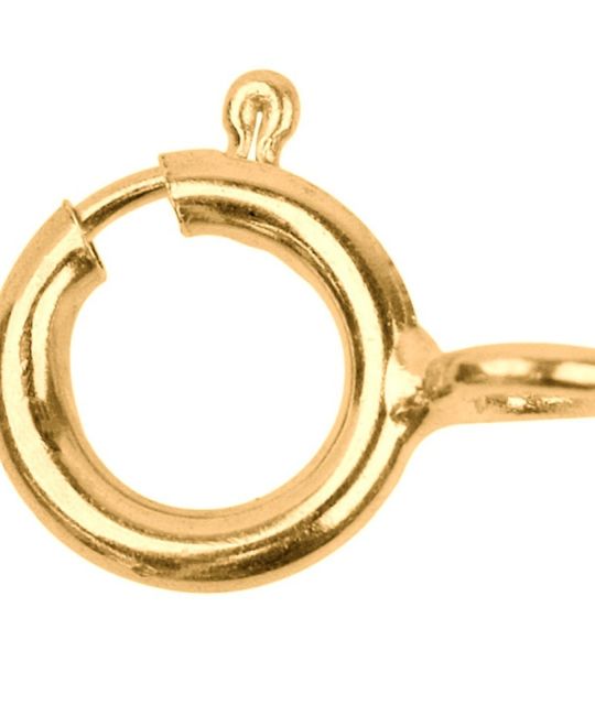 Ce fermoir anneau ressort est un incontournable de la bijouterie, idéal pour sécuriser vos colliers ou bracelets avec élégance et fiabilité - livraison gratuite