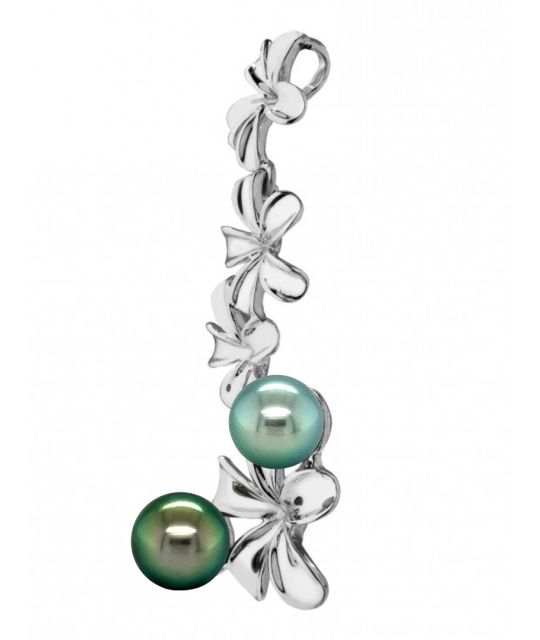 Manuia, un pendentif unique et évocateur des îles - certifié et garanti - perles de Tahiti véritables - livraison gratuite sécurisée