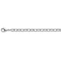 Rhodium-plated Silver Men's Chain - Jaseron - 3mm