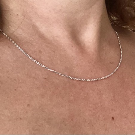 Collana Argento Forçat 42-45cm