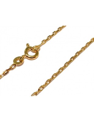 chaîne plaqué or maille forçat 1-35