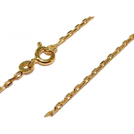 chaîne plaqué or maille forçat 1-35