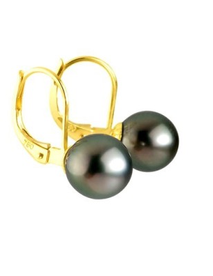 black tahitian pearl earring price