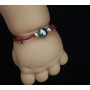 bracelet enfant rouge perle de tahiti