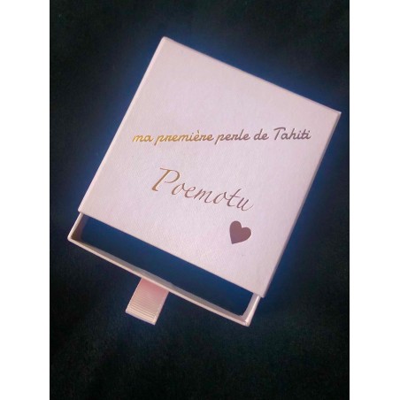 Braccialetto bambino lilla perla di Tahiti