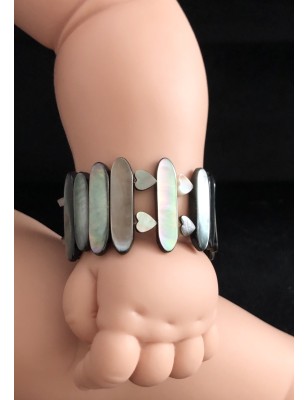 Bracelet bébé  nacre de Tahiti