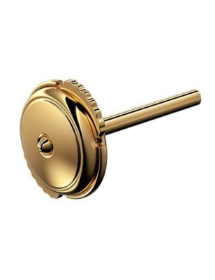 750ゴールドの茎と留め具のイヤリング