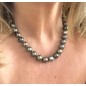 ROUNDS TAHITIAN PEARLS 18K YELLOW GOLD NECKLACE