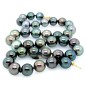 ROUNDS TAHITIAN PEARLS 18K YELLOW GOLD NECKLACE