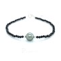 bracelet spinelles perle de Tahiti ronde