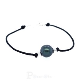 peacock tahitan pearl 925 silver bracelet
