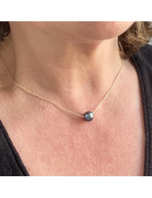 Maea - Collier Or 750 Perle de Tahiti 8,90mm