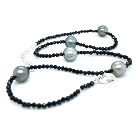Collana con perla di Tahiti