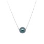 Yellow gold Tahitian pearl necklace