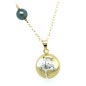  collier argent 925/00  bola de grossesse perle de Tahiti