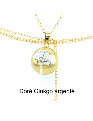 collier gold-filled bola de grossesse perle de Tahiti