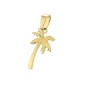 golden palm tree pendant