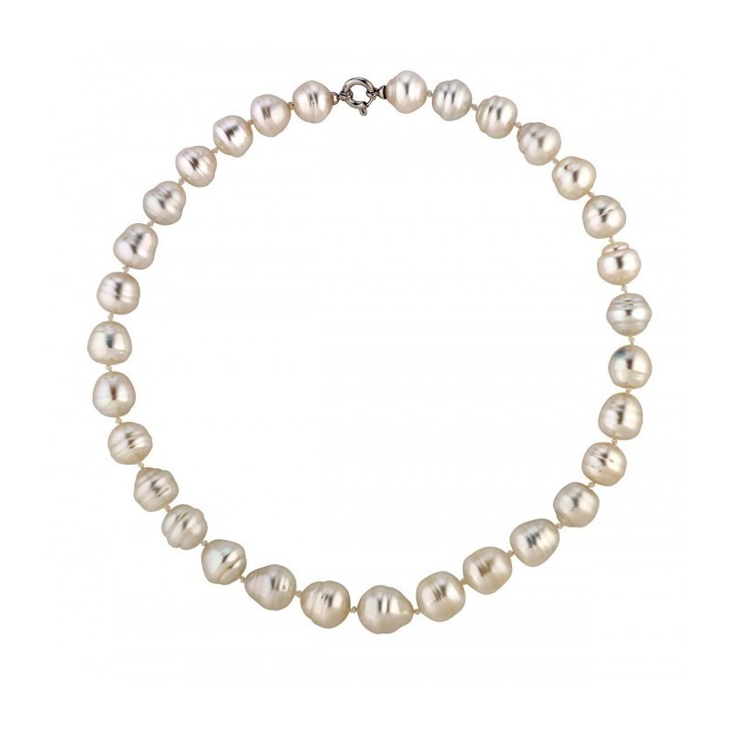 gold necklace 750/00 Australian pearls