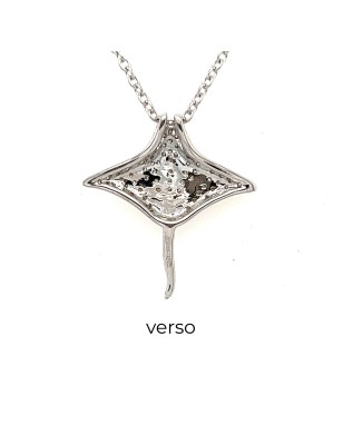 diamond pendant manta ray jewel tahiti - tahitian jewerly - tahitian jewerly stores