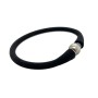 bracelet silicone noir enfant perle de tahiti