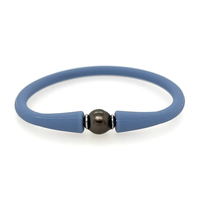 Tahitian pearl blue child bracelet