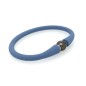 Braccialetto in silicone blu per bambini con perla di Tahiti